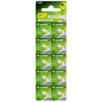 GP 192 Alkaline elementai 1.5V LR41 AG-3, 10 vnt.