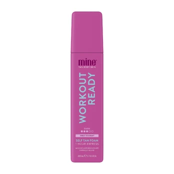 MINE WORKOUT READY DARK savaiminio įdegio putos, 200 ml