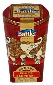 Juodoji Ceilono arbata Battler Parade Baltas Elephant BT-GL-8025