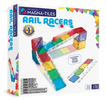 MAGNA-TILES Magnetinis konstruktorius „Kamuoliuko trasa“, 33 det.