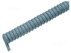 Wire: coiled | ÖLFLEX® SPIRAL 400 P | 3G1mm2 | unshielded | PUR | grey kaina
