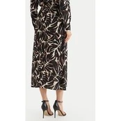 ONLY Midi sijonas Nova 15222223 Juoda Regular Fit