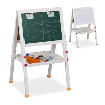 Kodustaar Piešimo molbertas, 77x39x44.5 cm, baltas ir žalias