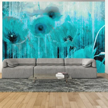 Artgeist Fototapetas - Turquoise madness