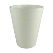 Vazonas Domoletti T-82E-222-13, keramika, Ø 13 cm, baltas kaina