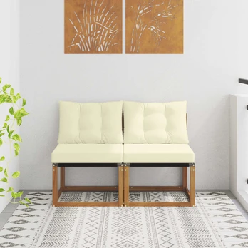 2 Vienetas Lauko vidurinė sofa