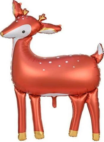 PartyDeco Folijinis balionas Deer, 80x105cm, mix