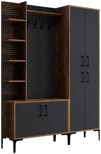 Kalune Design Salės stendas Viyana DA - Walnut, Anthracite