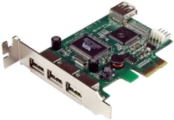 PCIe jungties išplėtimas StarTech PEXUSB4DP USB kaina