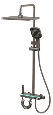 Dušo sistema C-84 grey kaina