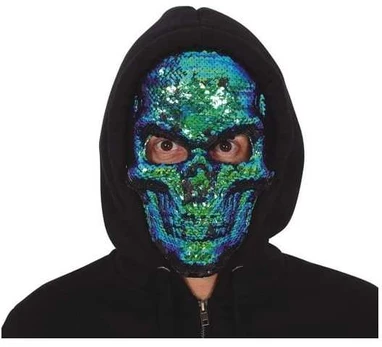 Fiesta Paillet Kranie Maske