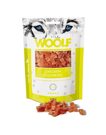 WOOLF Chicken Chunkies 100g vištienos kąsneliai