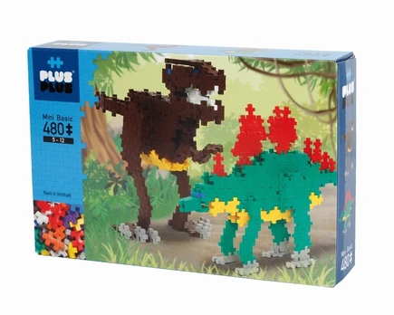 Plus Plus konstruktorius, Dinozaurai, Mini bazinės 480, 3741