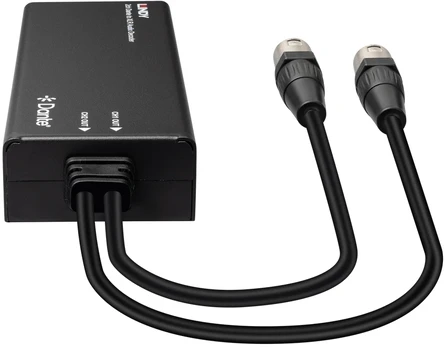 Garso Dekoderis - Lindy 2ch Dante į XLR 96kHz 24-Bit PoE Juodas