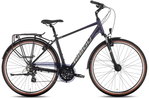 Dviratis Tabou Kinetic 2 black-purple-M / 19"