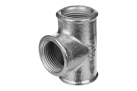 Trišakis GEBO, 1/2", DN15, vidinis sriegis, cinkuotas ketus