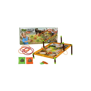 Lean Arcade Game Bag Throw Hoop 2in1 Dinosaurs Board