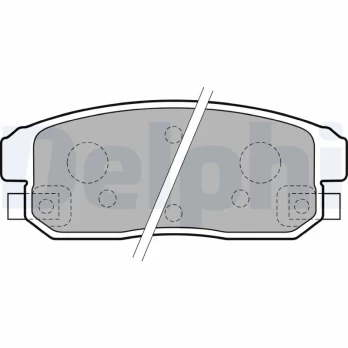 DELPHI LP1829 Brake pad set