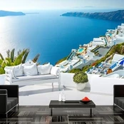 Fototapetas Artgeist View On Santorini c-C-0035-a-a, 300 cm x 210 cm