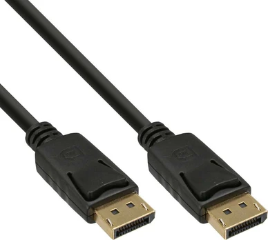 Kabelis InLine 30pcs Bulk-Pack InLine® DisplayPort cable, 4K2K, juodas, auksinis plated contacts, 2m