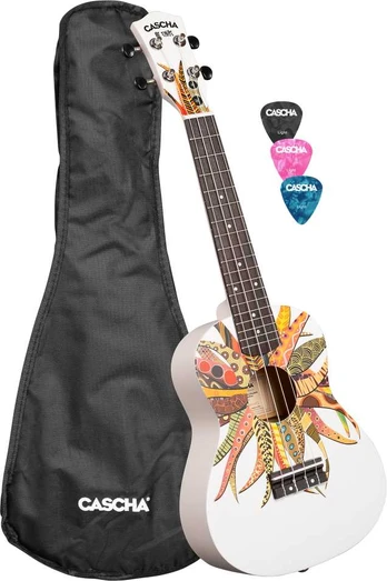 Koncertinė ukulelė Cascha Linden Dreamcatcher CULC-DC