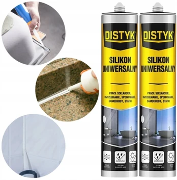 Universalus bespalvis silikonas Distyk, atsparus vandeniui, 280 ml