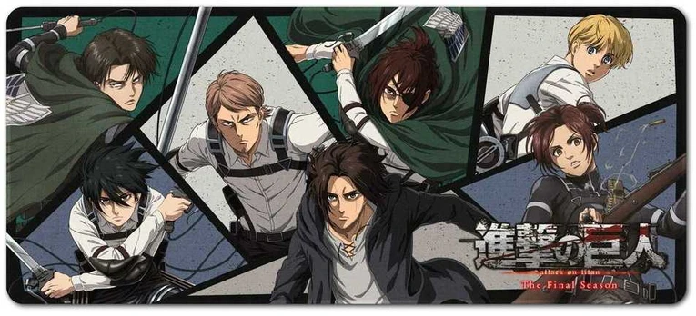 ERIK Attack on Titan gaming desk mat