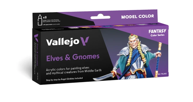 Fantasy Color Series Set Elves &amp; Gnomes 8 x 17 ml