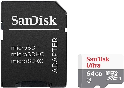 Atminties kortelė SanDisk, 64 GB, 100 Mb/s