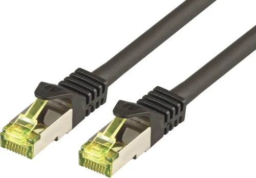 M-Cab CAT7 SFTP RJ45 LSZH 15M Juodas/10GBIT RAW PATCH CABLE