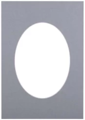 Passepartout 15x21, bluish oval kaina
