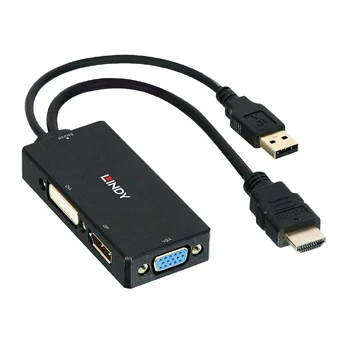 Lindy HDMI to DisplayPort, DVI & VGA Converter