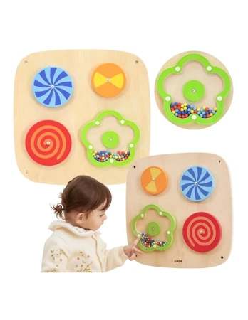 Viga Toys VIGA Wooden Wall Panel - Swirling Patterns