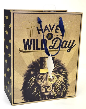 L dovanų maišelis Top Hat Lion