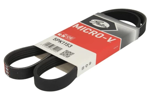 V formos rumbuoti diržai GATES 5PK1153