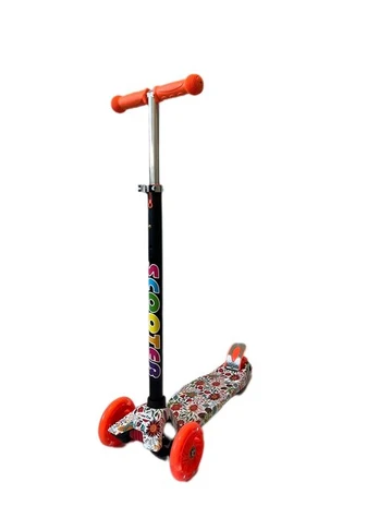 Triratis paspirtukas Scooter, oranžinis