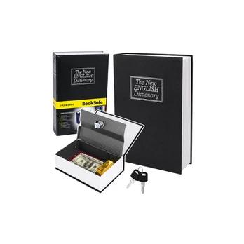 Lean Book-shaped Seifas with Key Case, Juodas, 18x12 cm