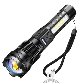 Flashlight,Flashlight Rechargeable, Bright LED Flashlight with Tactical Flashlights for Camping,