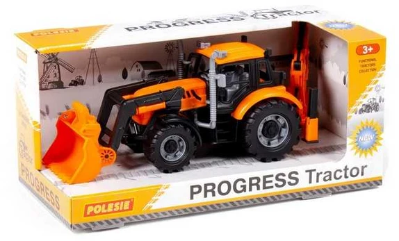 Polesie TRAKTOR KOPARKOLADOWAR 31X15X15 PROGRES POM WAD8