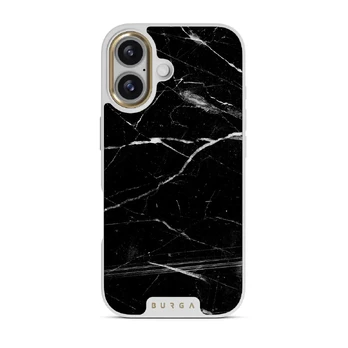 Noir Origin - Black Marble iPhone 17 Case, Elite Light (MagSafe) / Gold