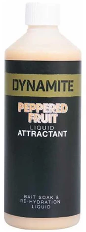 Skystas priedas Dynamite Baits Liquid Attractant 500ml - Peppered Fruit
