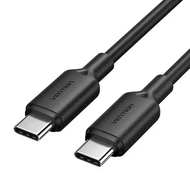 CABLE USB-C TO USB-C/1M BLACK TRCBF VENTION kaina