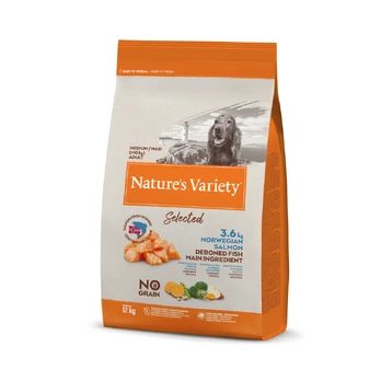 Nature's Variety Selected Medium/Maxi Norwegian lašiša 12kg