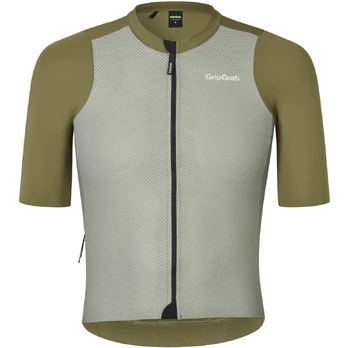 GripGrab PACR Lightweight vyriški marškinėliai | Olive Green, S