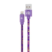 Kabelis Tellur Graffiti, Lightning/USB, 1 m, violetinė kaina