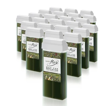 Depiliacinis vaškas Italwax FLex Algae, 100ml x24