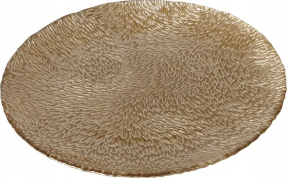 Lėkštė serviravimo Boltze Maroni, Ø 21 cm, aukso