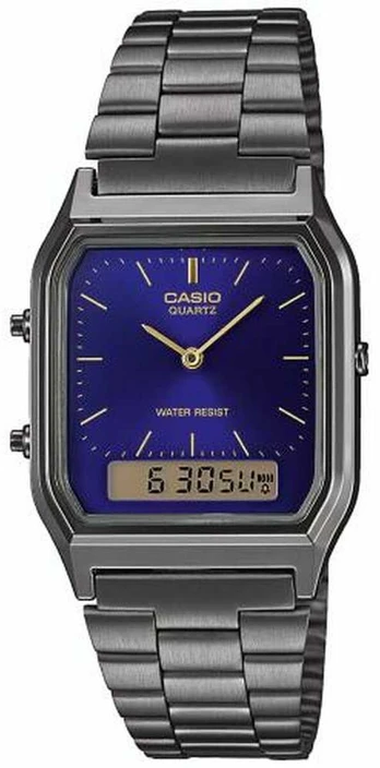 Laikrodis vyrams Casio AQ-230EGG-2AEF Juoda Sidabras