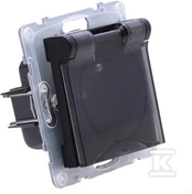 Legrand GN.1-KR.Z/U.IP44 JUODA SUNO
