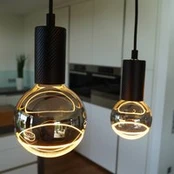 SEGULA LED Illusion G125 E27 5W dim smoke/clear